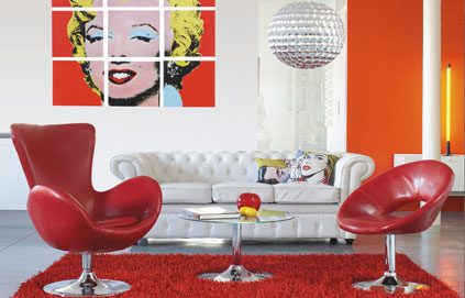 Décorer son salon avec vivacité, grâce au style vintage « pop »…